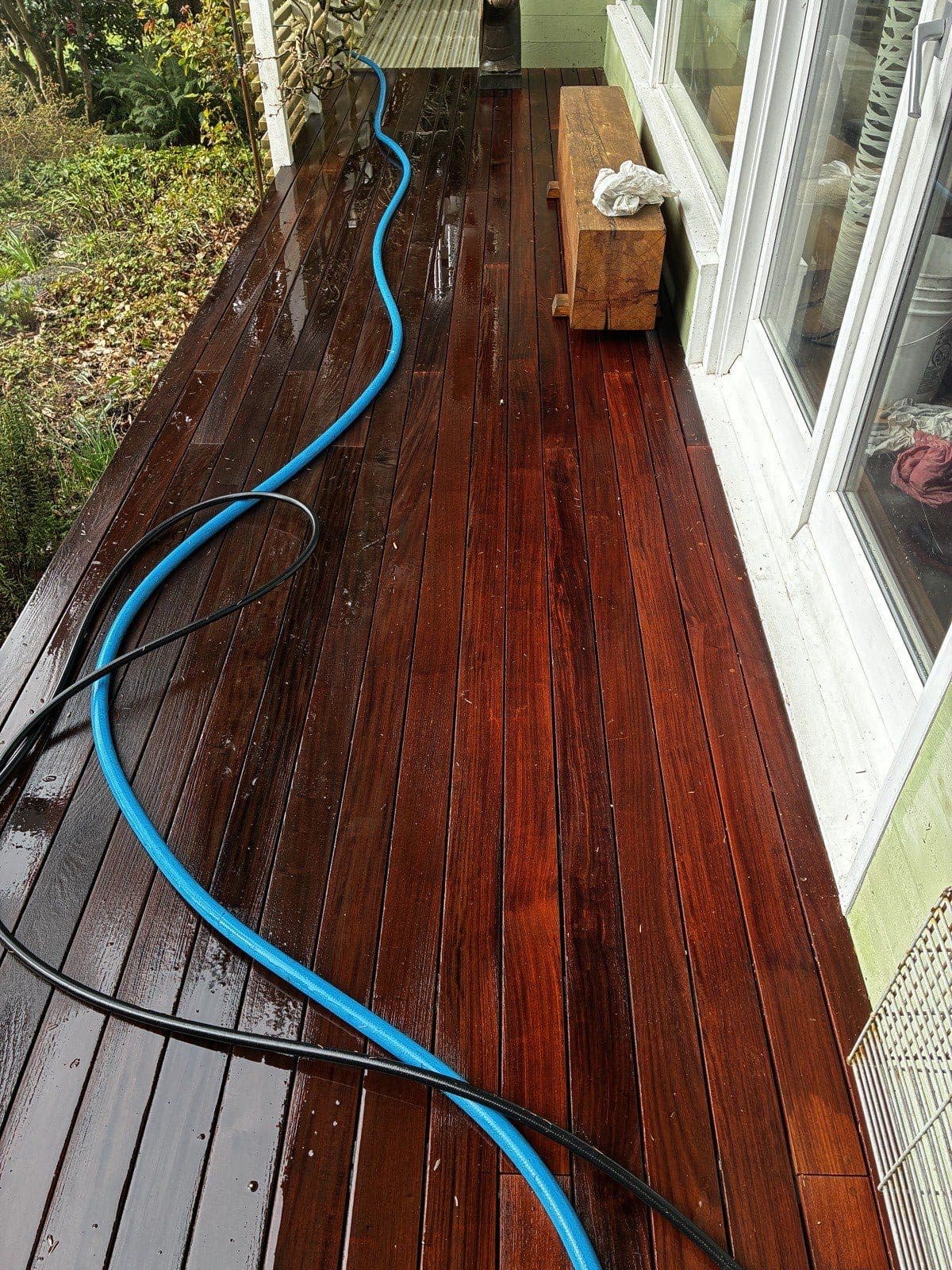Cedar Siding Pressure Wash & Restoration — North Vancouver