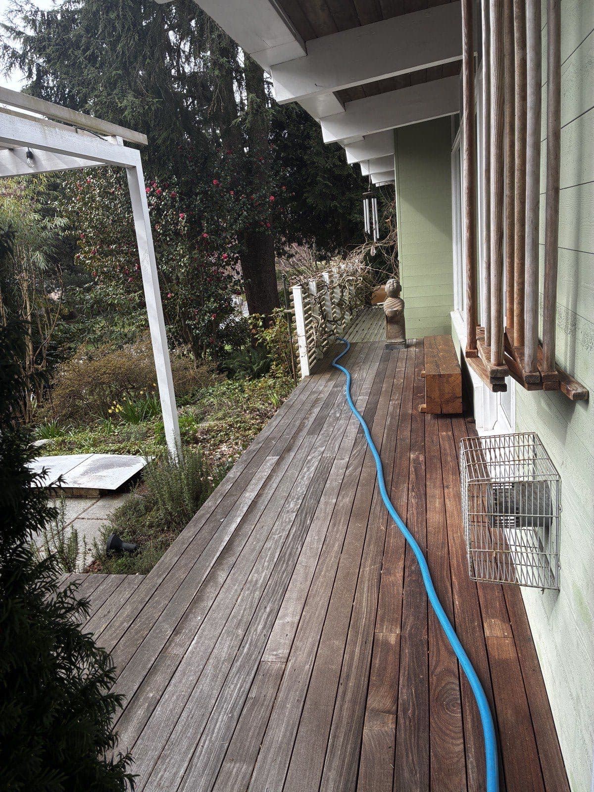 Cedar Siding Restoration — before