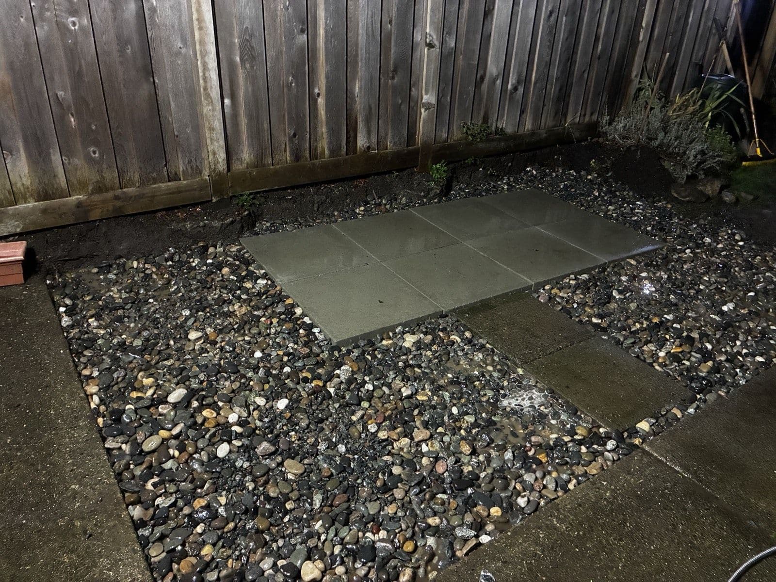 Small Paver Patio — after