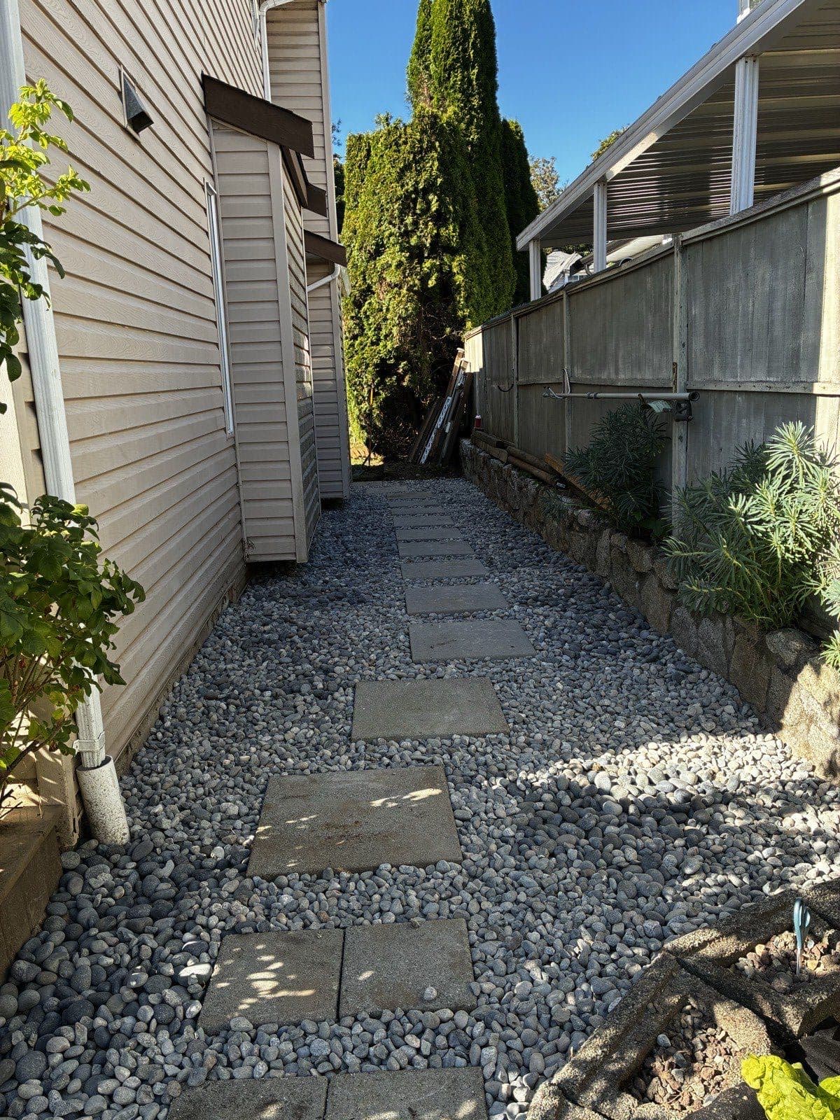 Sideyard Path Renovation — Coquitlam