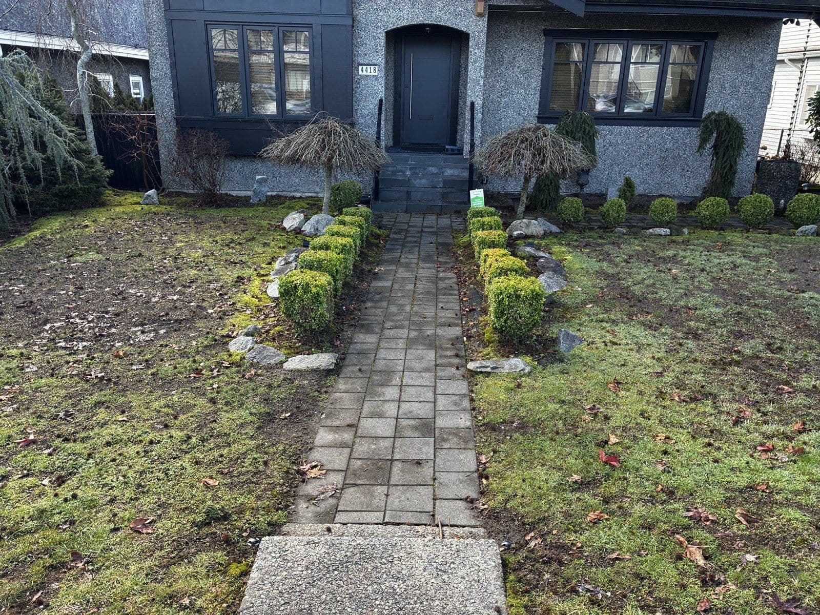 Full Frontyard Reno — before