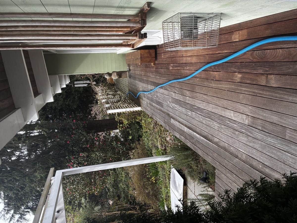 Cedar Siding Restoration — before