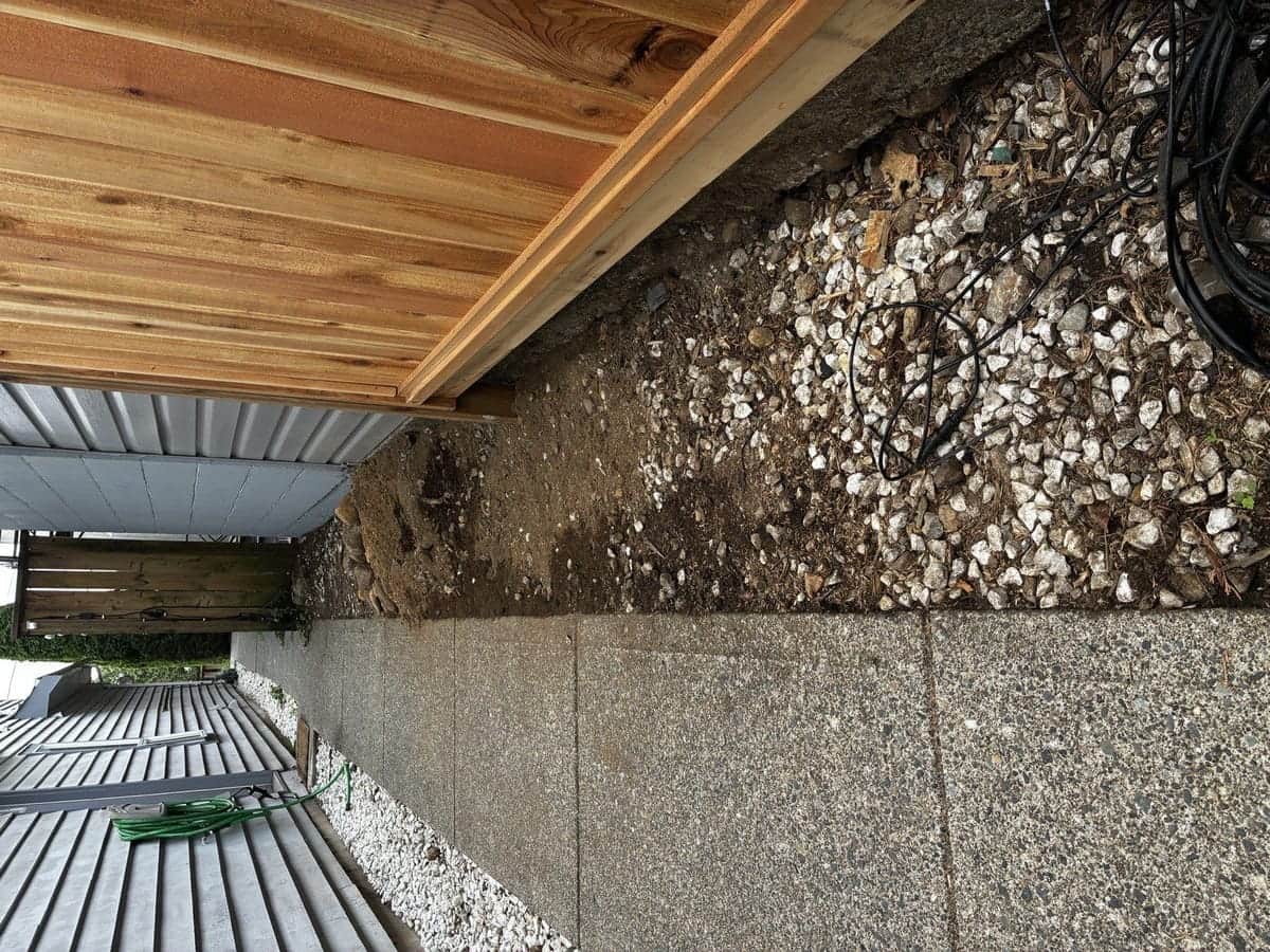 Sidepath Decorative Stone — before